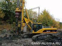 Техника SANY работает в России